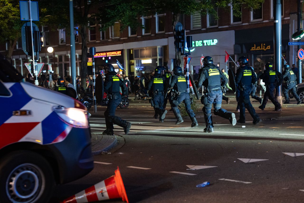 Rellen na WK-zege Marokko: ME ingezet in Rotterdam, Utrecht en Den Haag